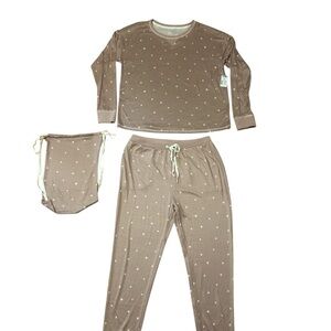 Sonoma Pink Pajama Set Soft Knit Intimates